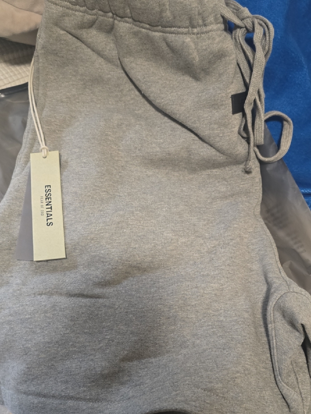 ESSENTIALS Gray Drawstring Sweatpants